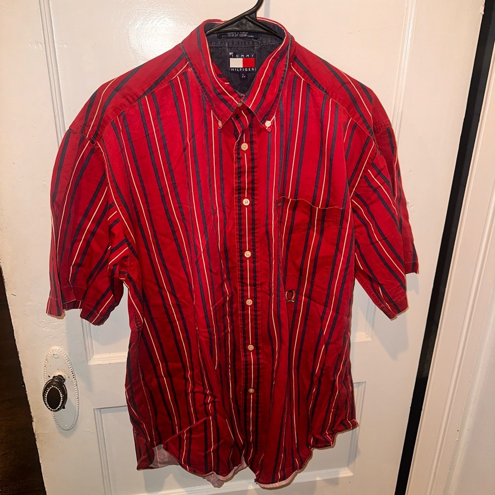 Vintage Tommy Hilfiger Short Sleeve Oxford